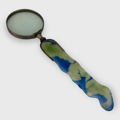 loupe libellule vert bleu accessoire bureau cadeau homme decoration vert et bleu art déco | EMPREINTES Paris - EMPREINTES Paris