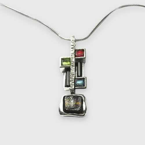 collier_avec_pendentif_en_etain_et_verre_colore_bijoux_christine_philippe copie | EMPREINTES Paris - EMPREINTES Paris