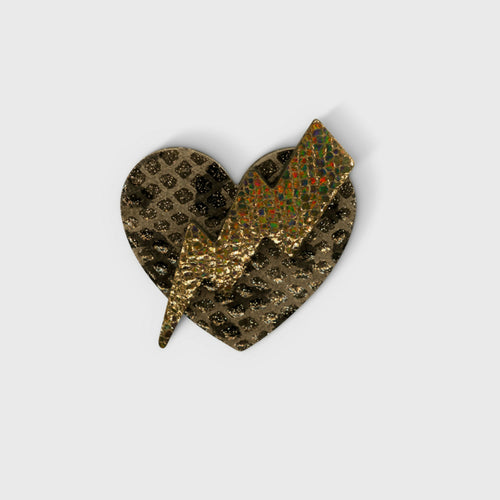 broche_coup_de_foudre_en_cuir_imprime_leopard_avec_effet_dore_julie_troncin_maroquinerie | EMPREINTES Paris - EMPREINTES Paris