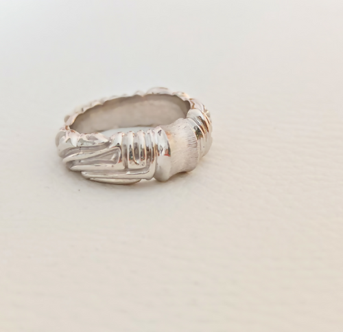 Bague sculptée en argent | EMPREINTES Paris - EMPREINTES Paris