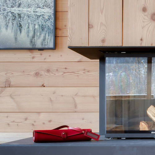 Trousse à feu en cuir rouge | EMPREINTES Paris - EMPREINTES Paris