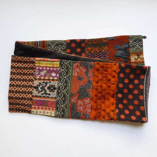 Écharpe hivernale femme-multico orange | EMPREINTES Paris - EMPREINTES Paris