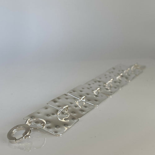 bracelet_en_argent_massif_martele_squares_artyssia copie | EMPREINTES Paris - EMPREINTES Paris