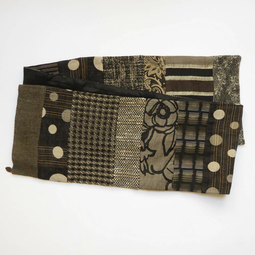 Écharpe intemporelle homme- Graphique beige | EMPREINTES Paris - EMPREINTES Paris