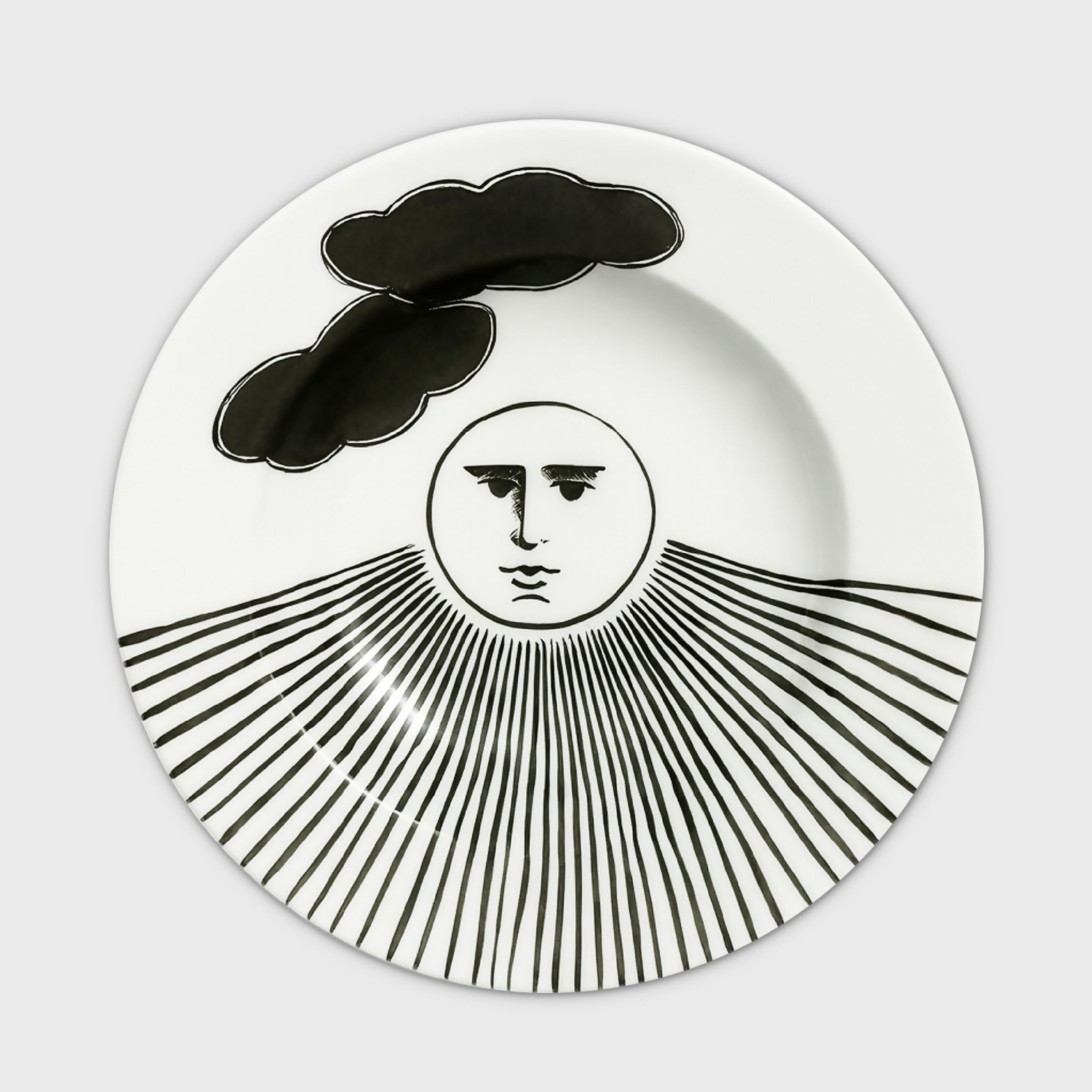 Assiette soleil et rayons bas | EMPREINTES Paris