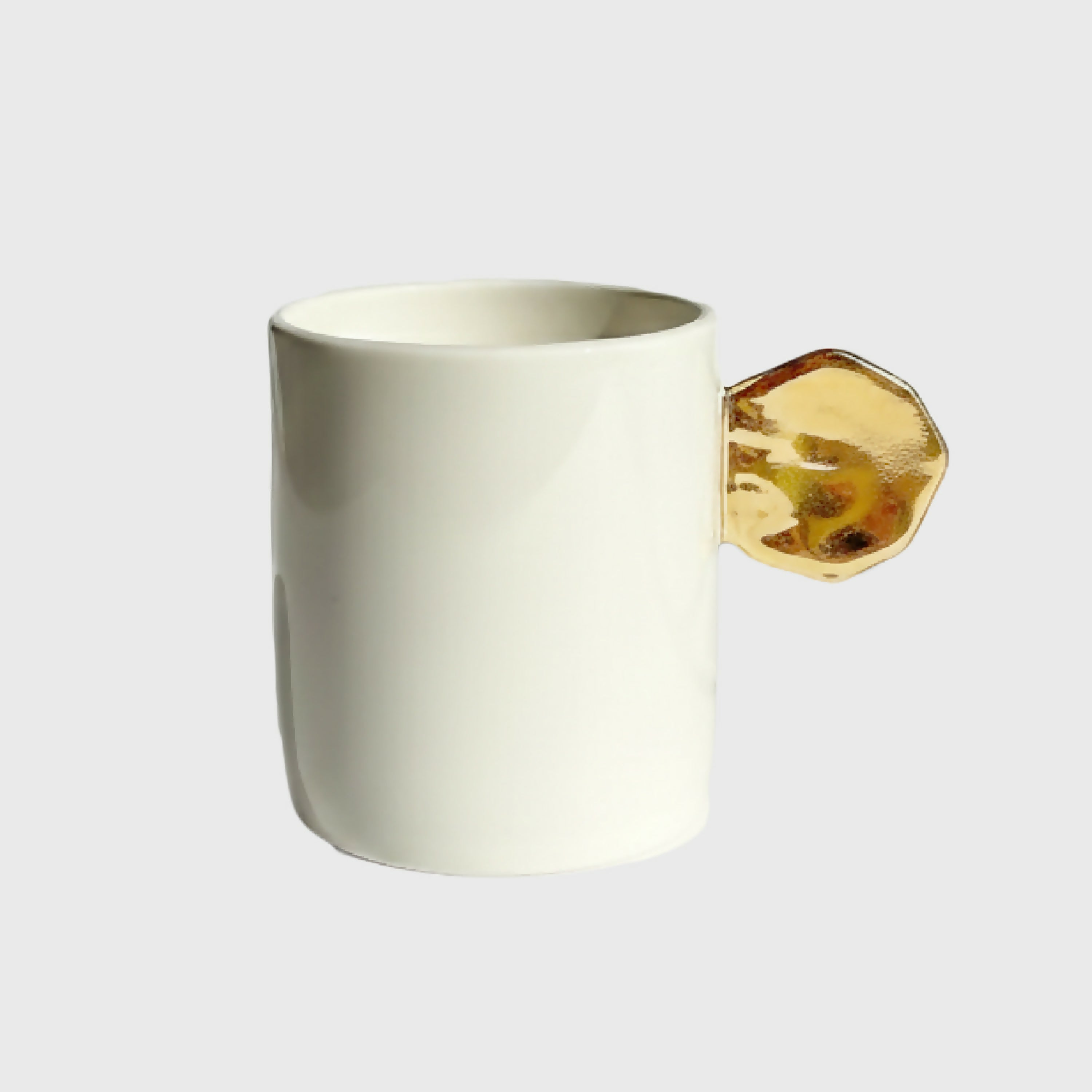 MUG porcelaine et or géométrie | EMPREINTES Paris