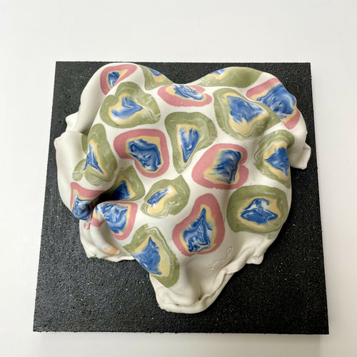 Bas relief tableau collection Cœur porcelaine Nériage 4 | EMPREINTES Paris - EMPREINTES Paris