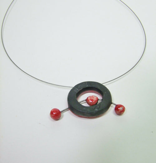 Collier Miro Anno rouge | EMPREINTES Paris - EMPREINTES Paris
