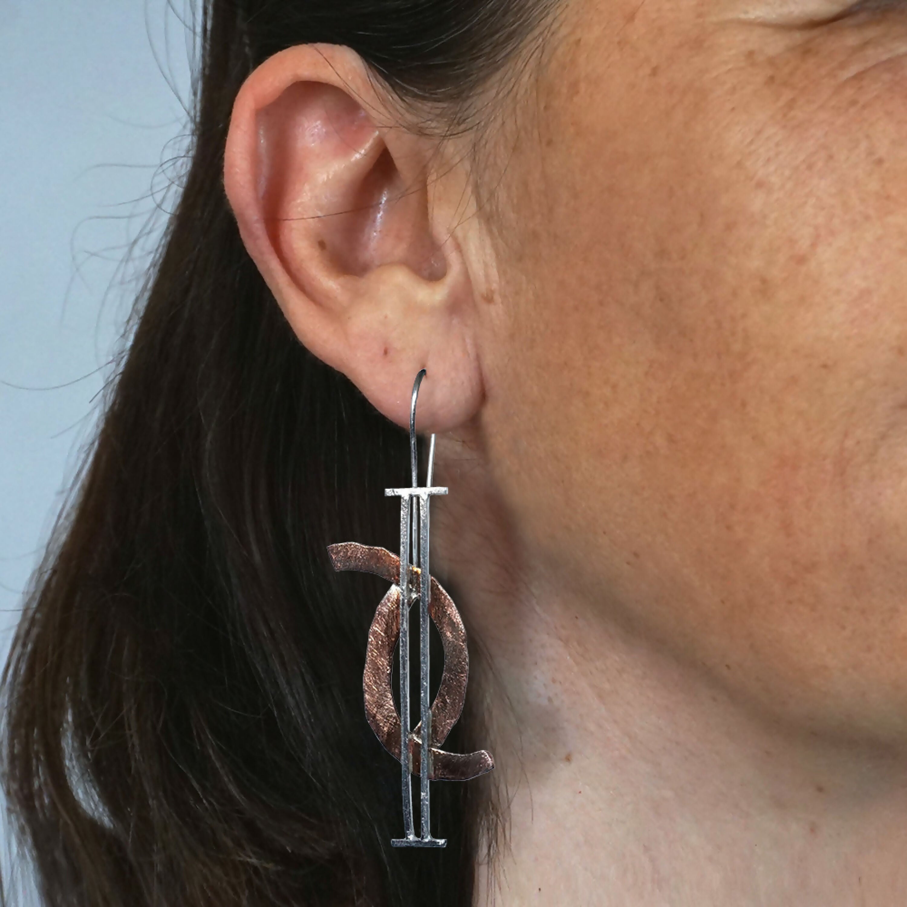 Boucles argent et bronze 108 | EMPREINTES Paris