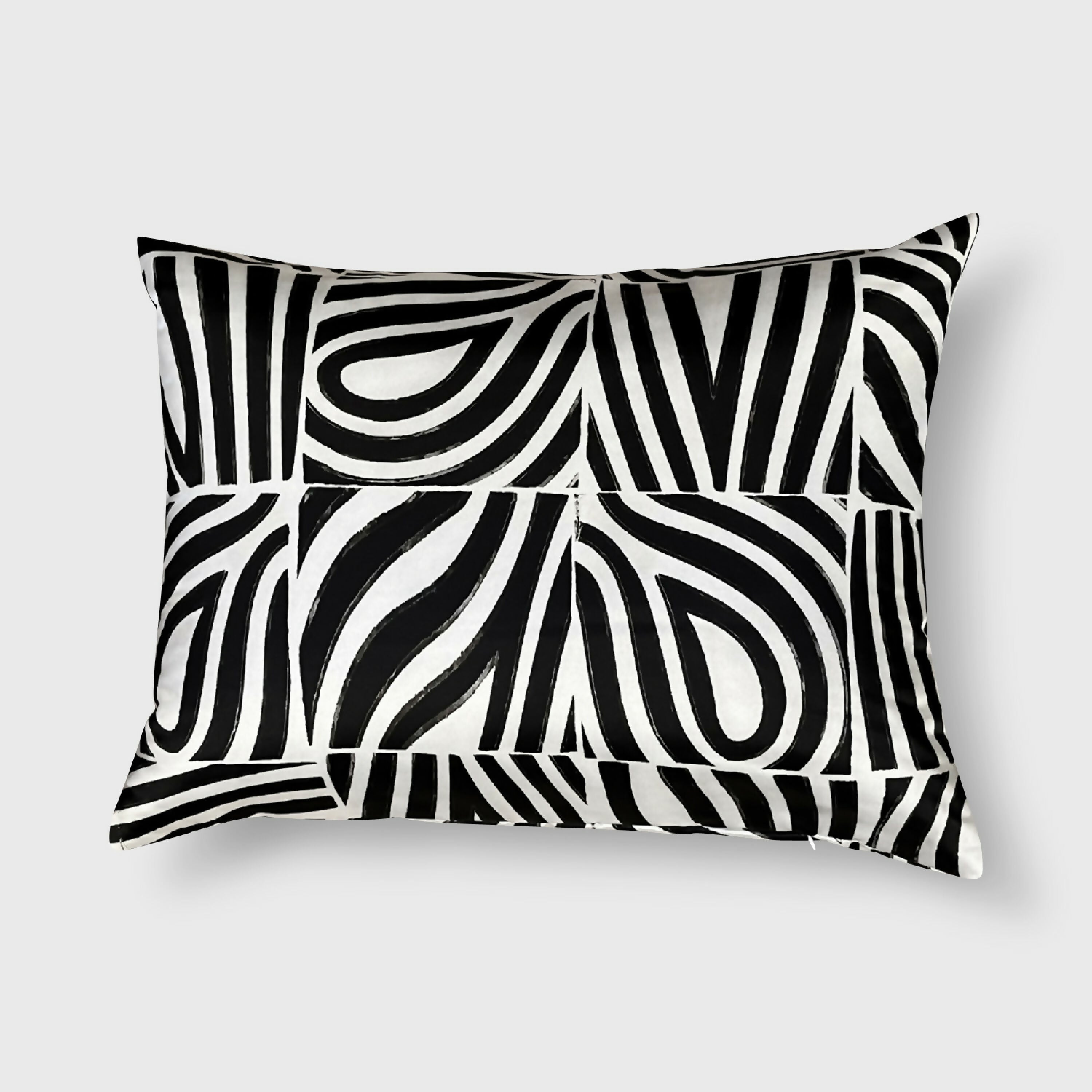 Coussin Juliette noir et blanc | EMPREINTES Paris