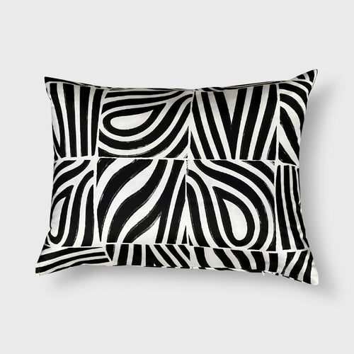 Coussin Juliette noir et blanc | EMPREINTES Paris - EMPREINTES Paris