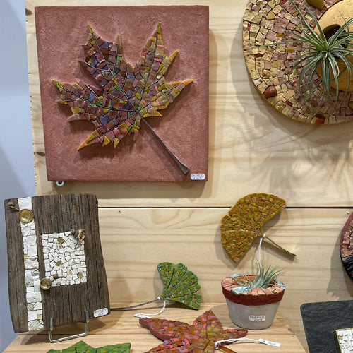 feuille_mosaique_liquidambar_musea_mosaique copie | EMPREINTES Paris - EMPREINTES Paris