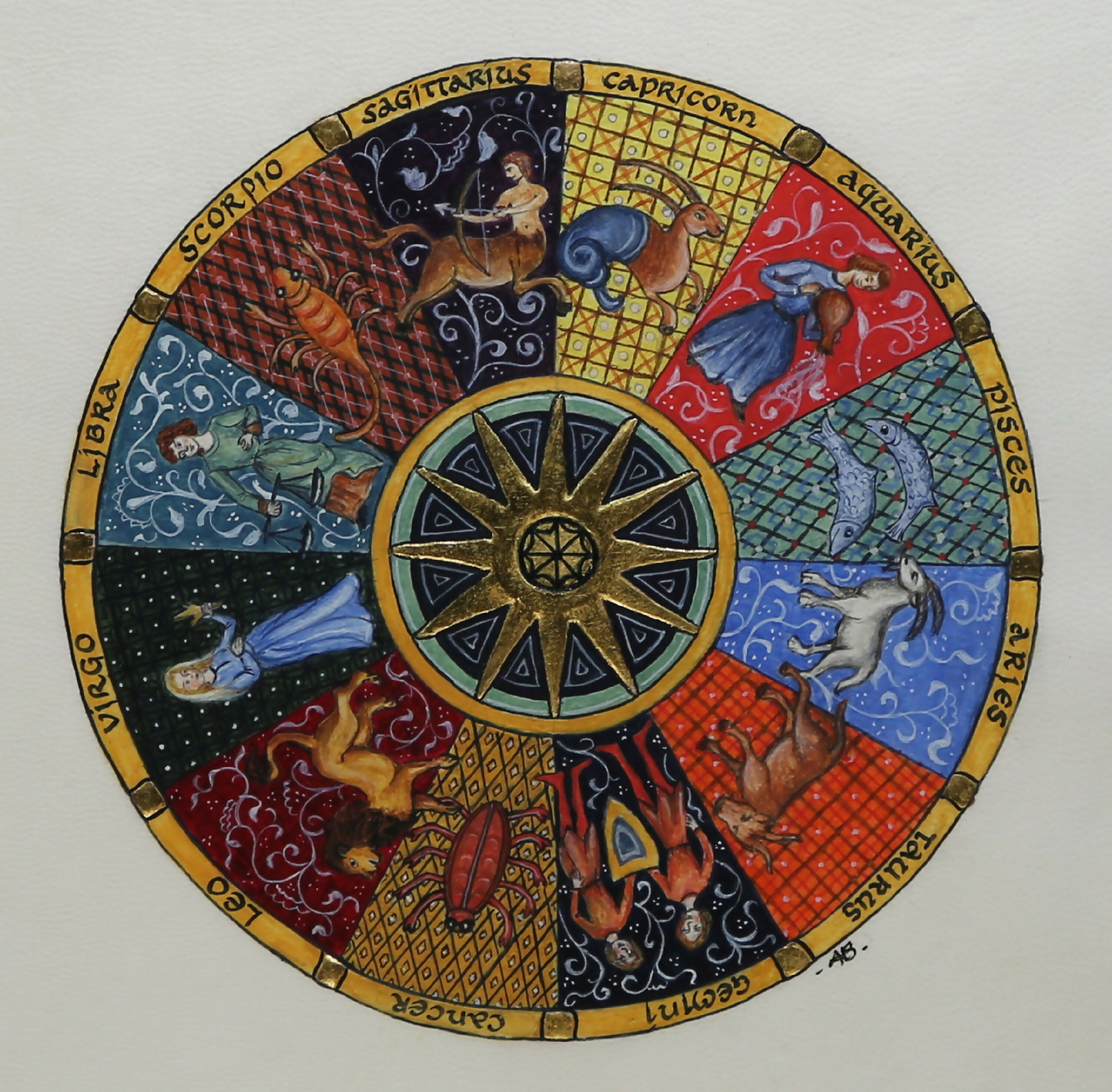 Enluminure Zodiaque | EMPREINTES Paris