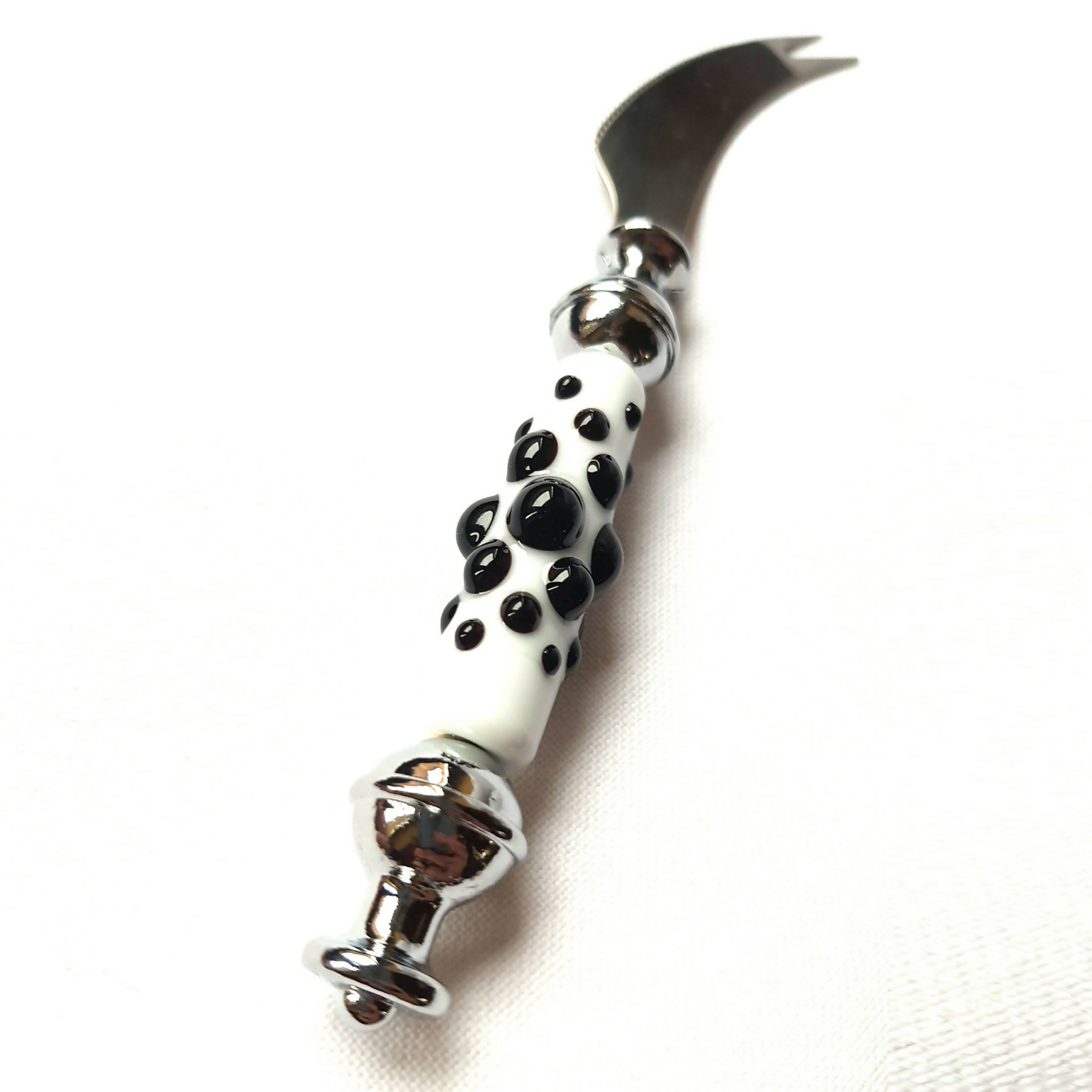 Couteau à fromage noir et blanc | EMPREINTES Paris