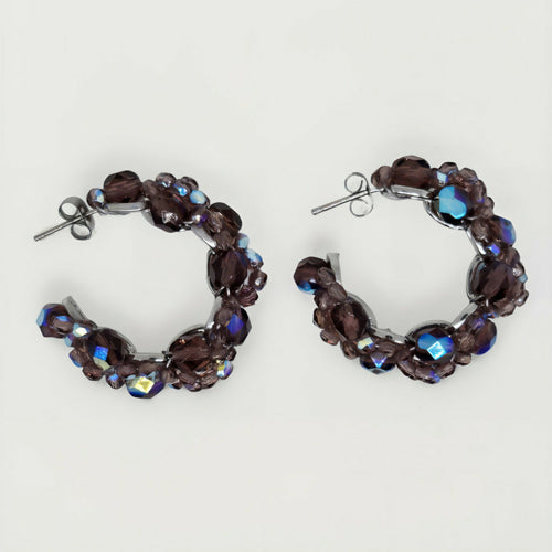 boucles_doreilles_cercles_mauve_refractions_en_chaines_rec_bijoux copie | EMPREINTES Paris - EMPREINTES Paris