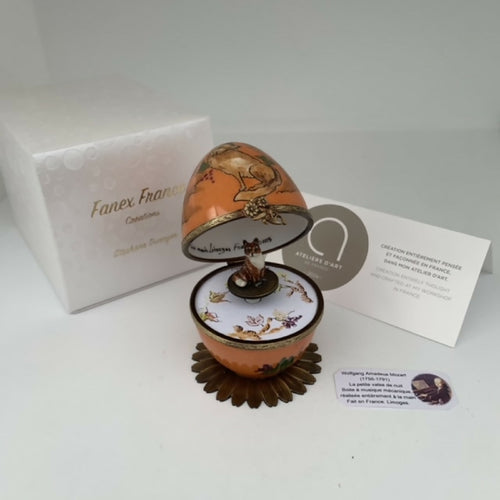 oeuf renard musical orange01 | EMPREINTES Paris - EMPREINTES Paris