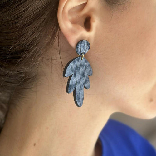 boucles_doreilles_en_cuir_september_vertes_genati copie | EMPREINTES Paris - EMPREINTES Paris