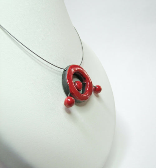 Collier Miro Anno rouge | EMPREINTES Paris - EMPREINTES Paris