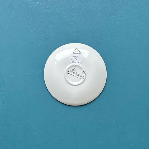 Assiette murale Orange coupée (petite) | EMPREINTES Paris - EMPREINTES Paris