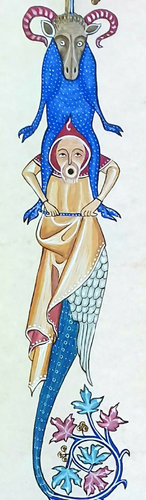 Enluminure Drôleries de Luttrell | EMPREINTES Paris - EMPREINTES Paris