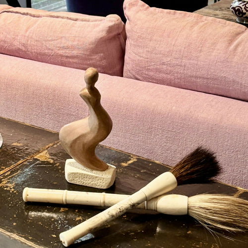 Figurine 5 en pierre calcaire de l'île de Ré, patiné bronze cuivré | EMPREINTES Paris - EMPREINTES Paris