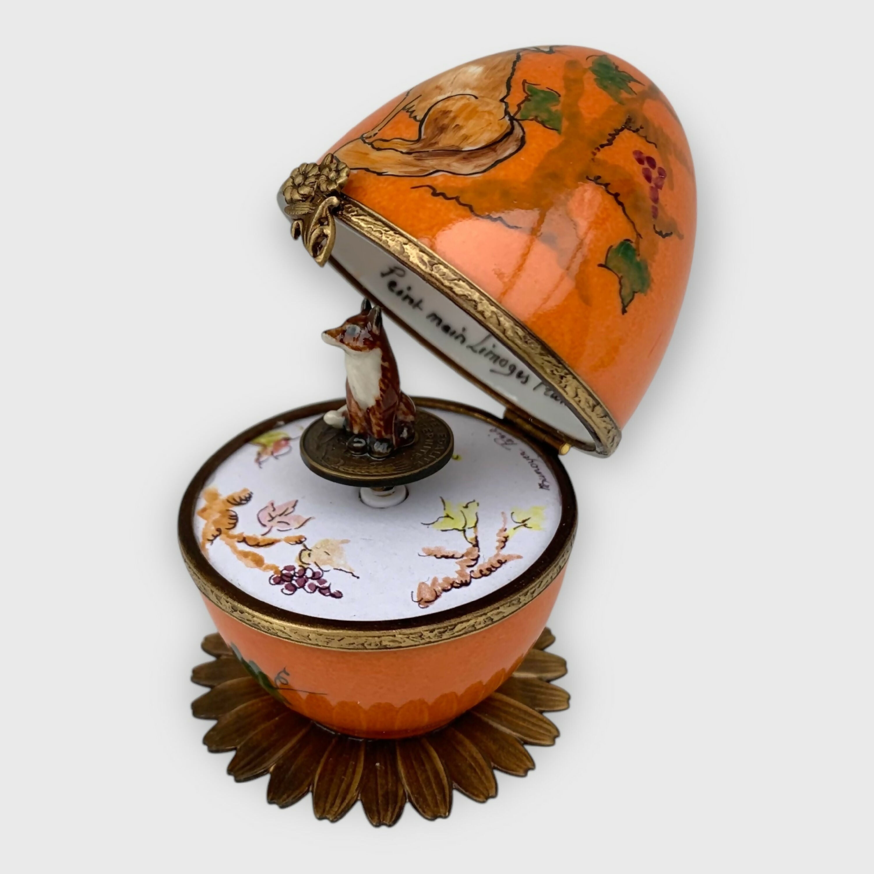 oeuf renard musical orange01 | EMPREINTES Paris