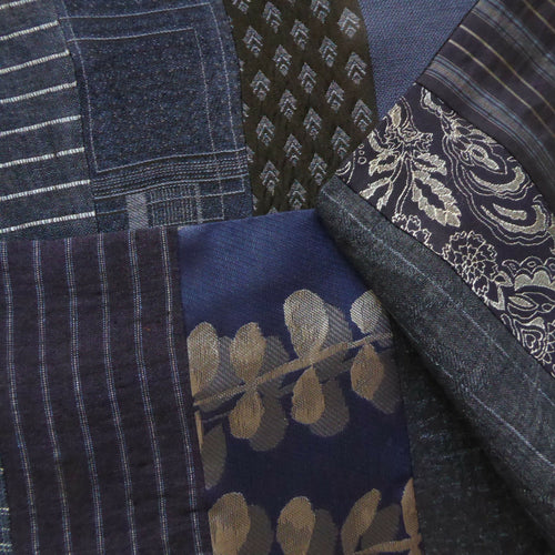 Écharpe intemporelle homme- bleu indigo | EMPREINTES Paris - EMPREINTES Paris