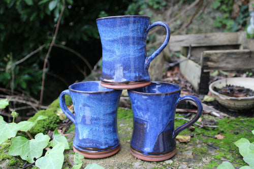 Mug en grès avec email bleu | EMPREINTES Paris - EMPREINTES Paris