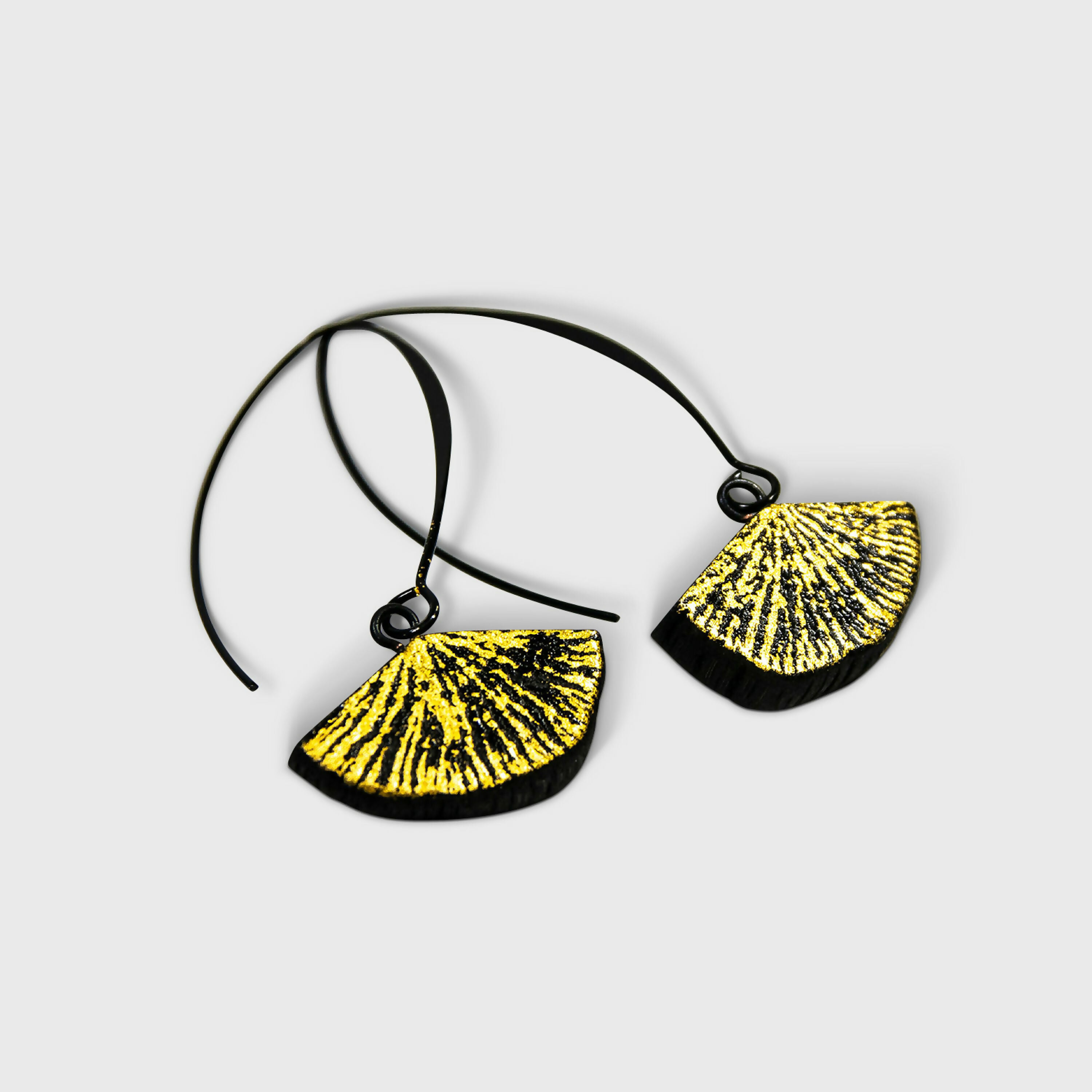 Boucles d’oreilles KURO-KIN-FULI-GINKO 5 | EMPREINTES Paris