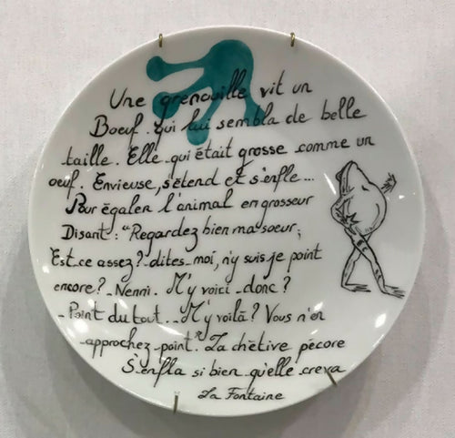 Assiette poésie Grenouille | EMPREINTES Paris - EMPREINTES Paris