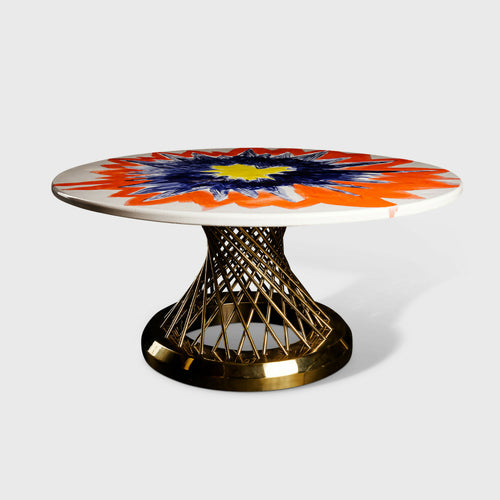 Table basse SOLEIL ORANGE | EMPREINTES Paris - EMPREINTES Paris