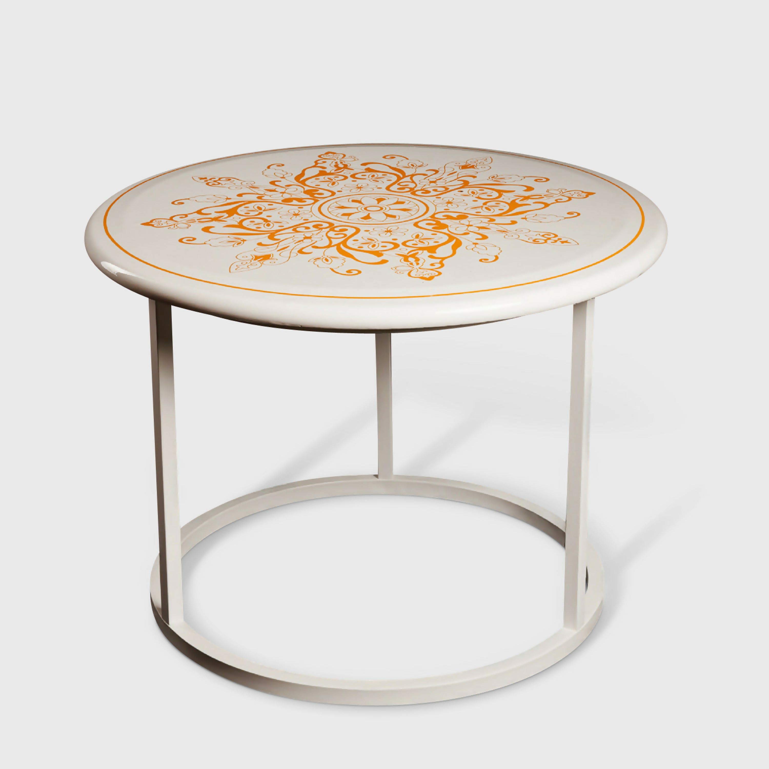 Table basse ROSACE ORANGE | EMPREINTES Paris