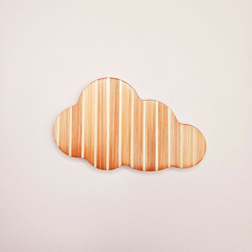 Série Mini Pop - Nuage rayures orange et blanc | EMPREINTES Paris - EMPREINTES Paris