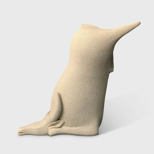 Sculpture Taureau Beige Clair Collection Shiga | EMPREINTES Paris - EMPREINTES Paris