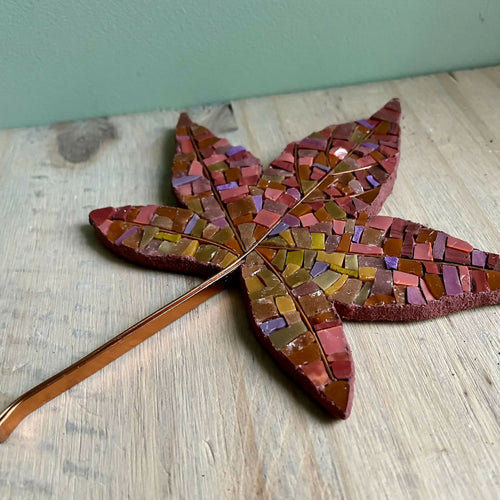 feuille_mosaique_liquidambar_musea_mosaique copie | EMPREINTES Paris - EMPREINTES Paris