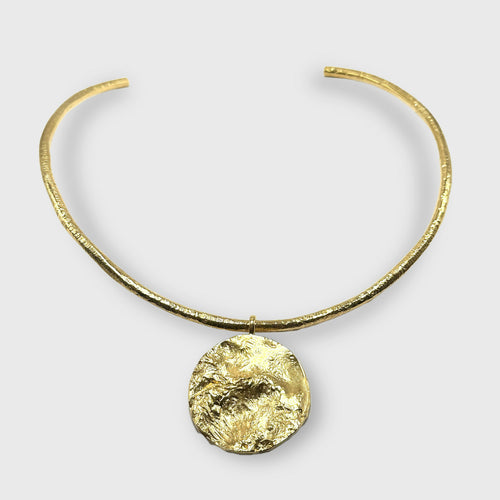 Ras de cou médaillon POUSSIÈRE DE LUNE et de SOLEIL | EMPREINTES Paris - EMPREINTES Paris