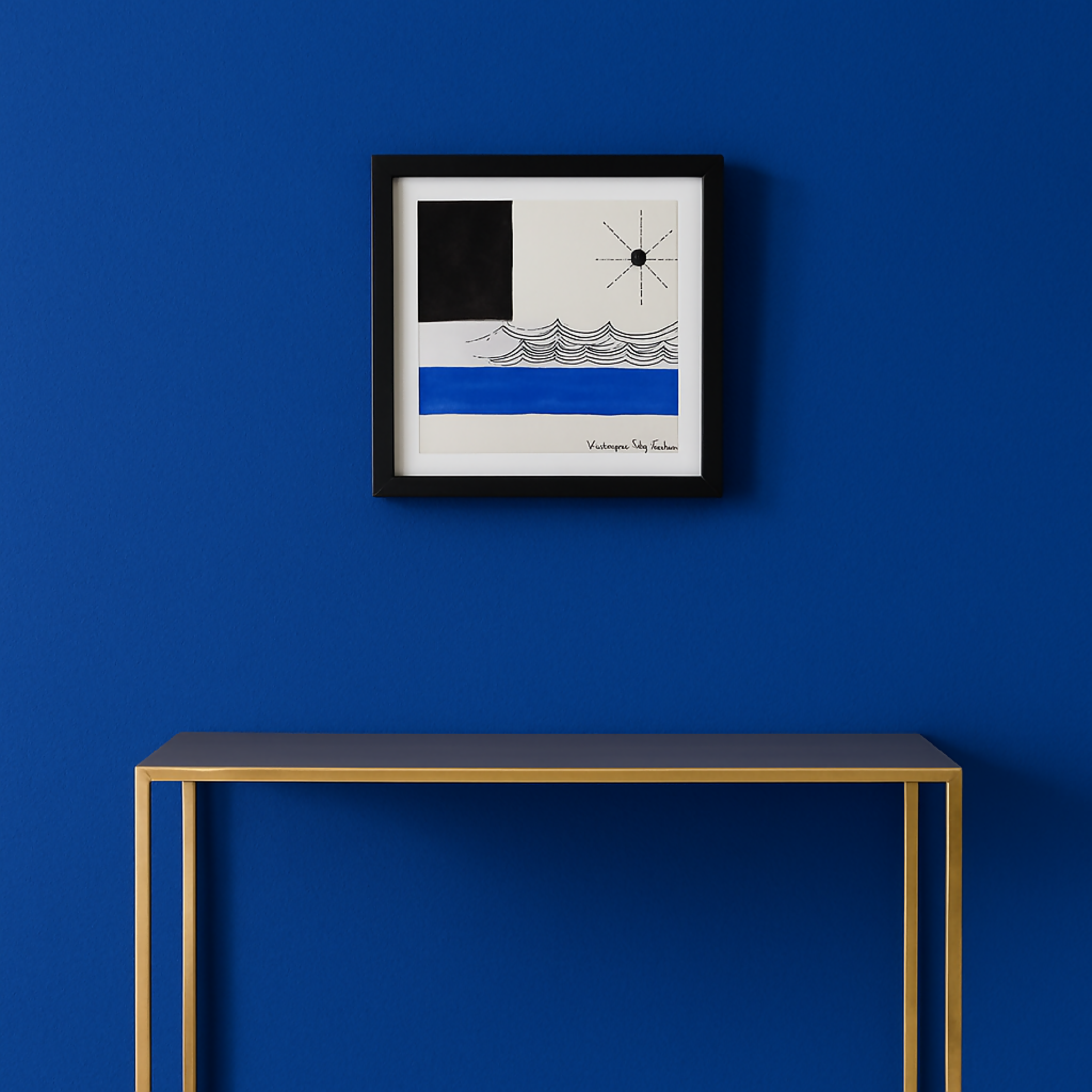 Tableau Carreau Les vagues | EMPREINTES Paris