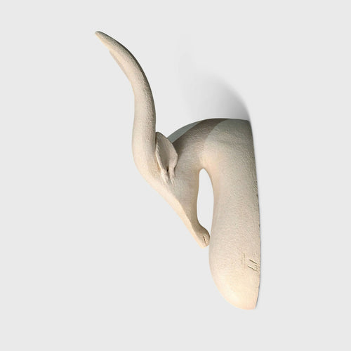 Sculpture Murale Gazelle Blanche | EMPREINTES Paris - EMPREINTES Paris