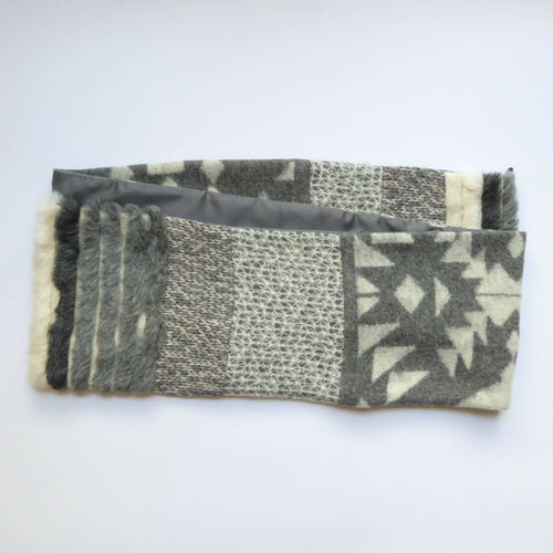 Écharpe hivernale - gris glacier | EMPREINTES Paris - EMPREINTES Paris