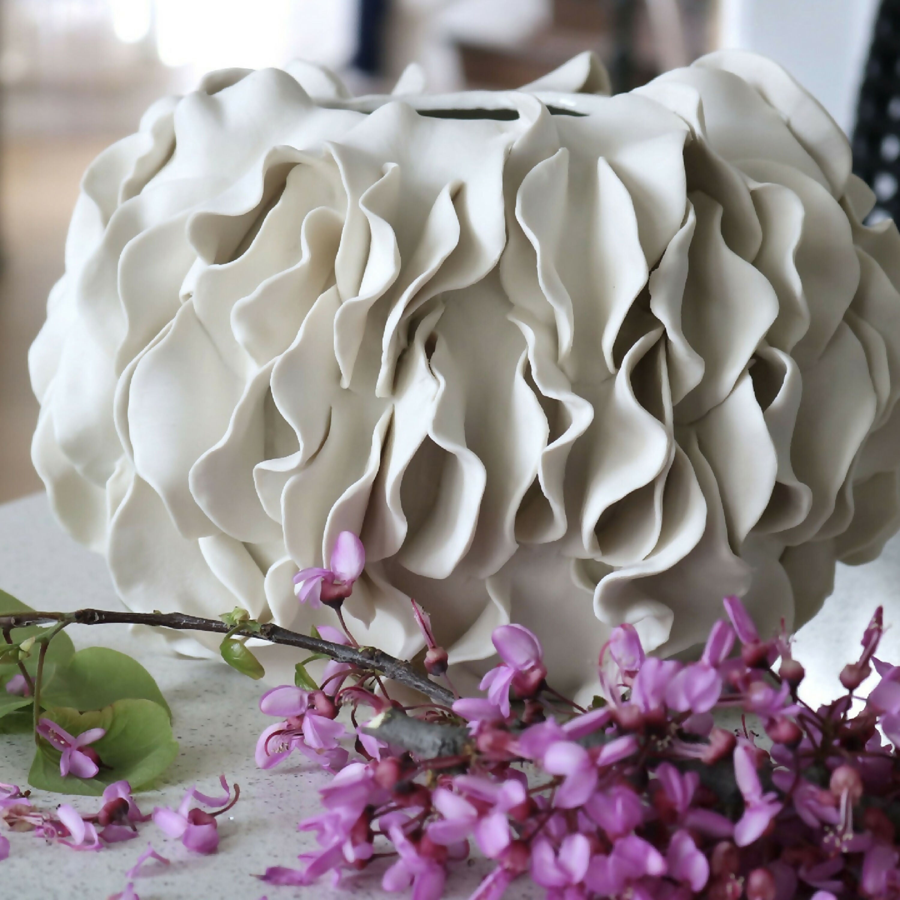 Vase sculpture porcelaine | EMPREINTES Paris | EMPREINTES Paris