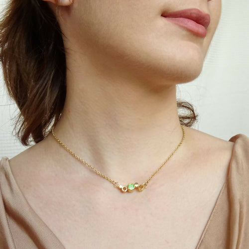 pendentif_cinq_bulles_avec_peridot_lumiss_design | EMPREINTES Paris - EMPREINTES Paris