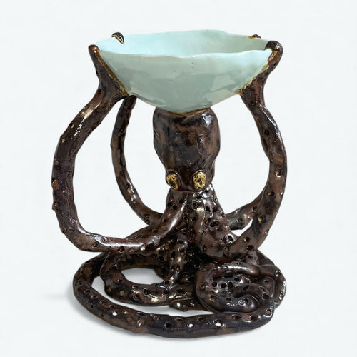 Coupe au poulpe caryatide bronze | EMPREINTES Paris - EMPREINTES Paris