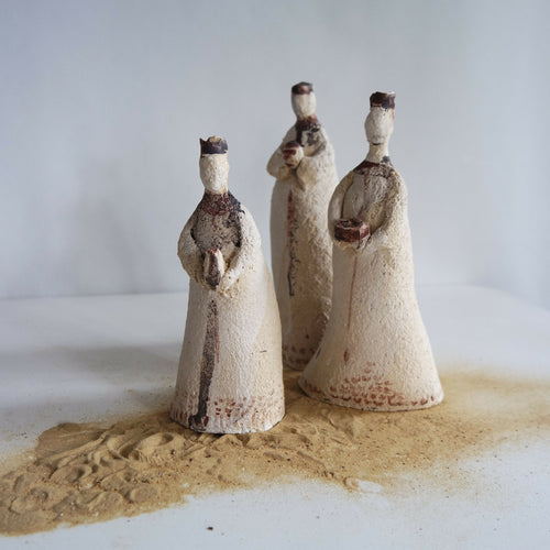 Sculptures Trois Rois-Mages pour la Crèche de Noël | EMPREINTES Paris - EMPREINTES Paris