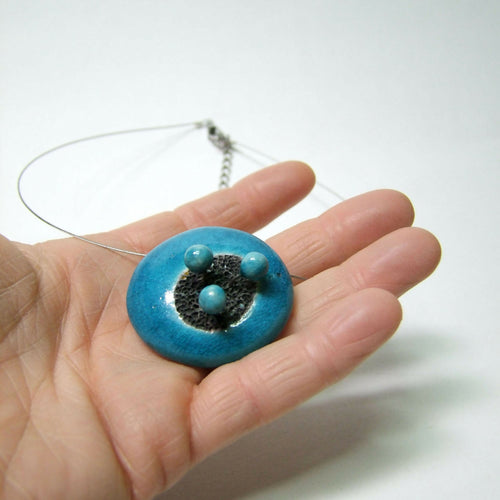 Collier Miro bleu | EMPREINTES Paris - EMPREINTES Paris