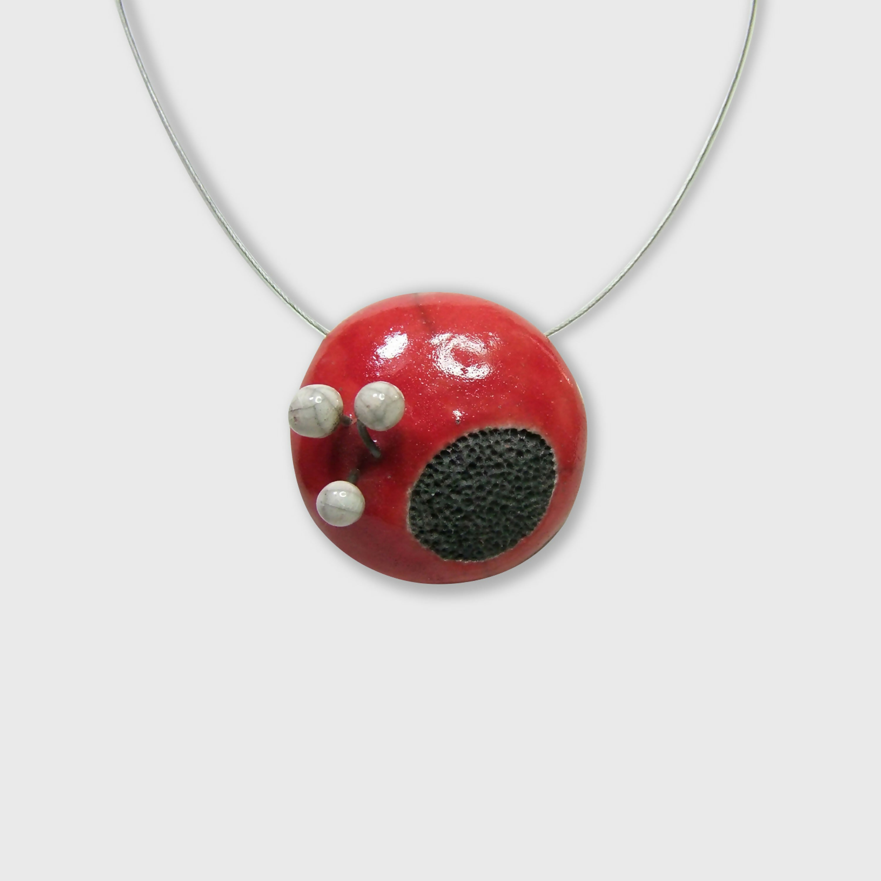Collier Miro rouge | EMPREINTES Paris