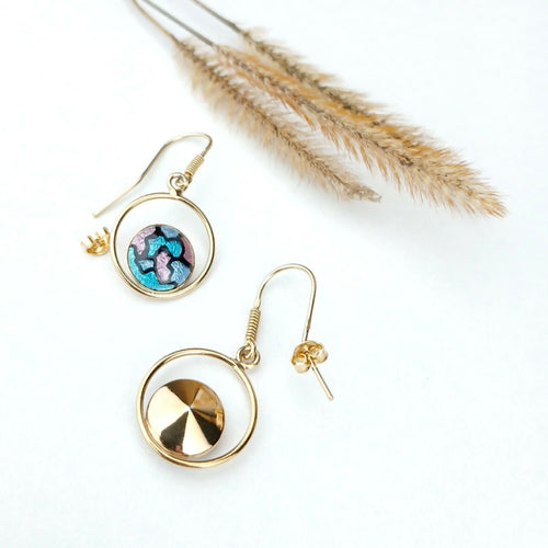 boucles_doreilles_double_cercle_en_email_et_argent_plaque_or_les_emaux_arediens_lemail_grand_feu_de_limoges copie | EMPREINTES Paris - EMPREINTES Paris