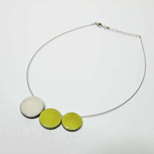 Collier Trio Plat vert | EMPREINTES Paris - EMPREINTES Paris