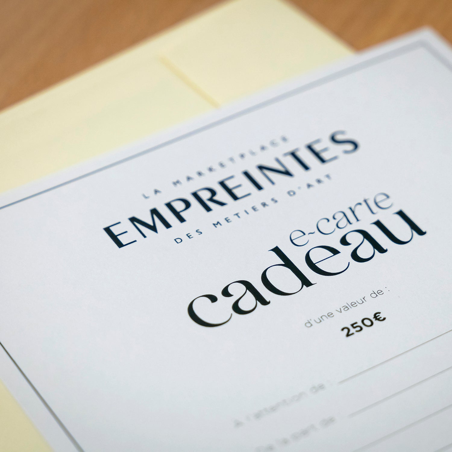 e-Carte Cadeau | EMPREINTES Paris