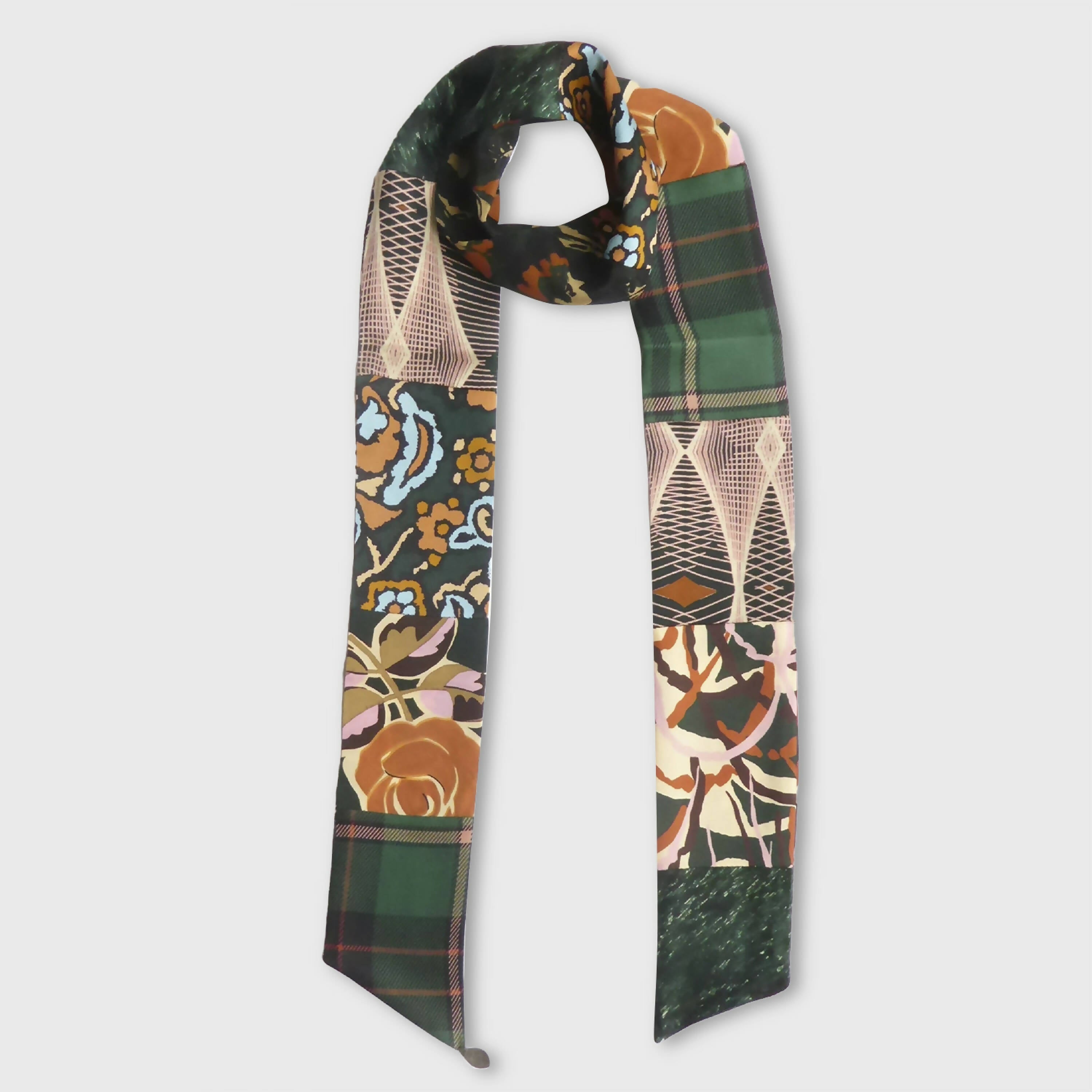 Bandeau soie Flower graphic | EMPREINTES Paris