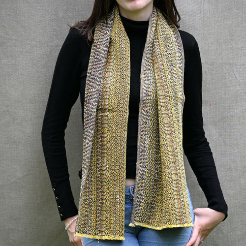 echarpe_jaune_anis_creation_tissages_francois_vieillard copie | EMPREINTES Paris - EMPREINTES Paris